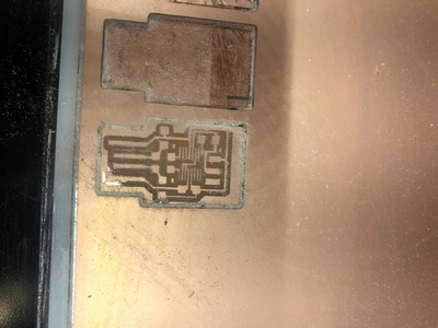 process of pcb milling and soldering with the Roland Modela